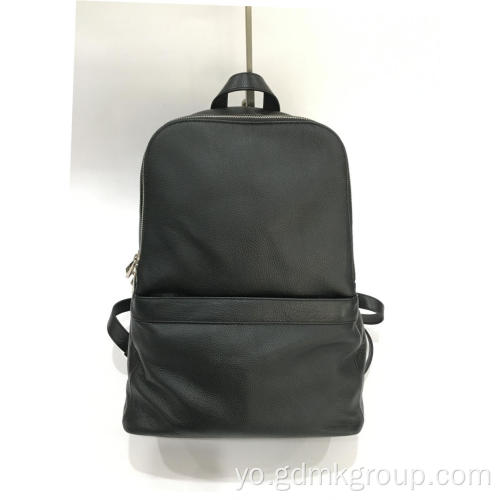 Awọn ọkunrin Backpack Alawọ apoeyin Business Bag